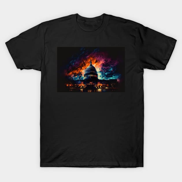 United States Capitol Building T-Shirt by TrooperLX1177